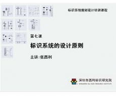 【视频教材】规划设计第7课 标识系统的设计原则