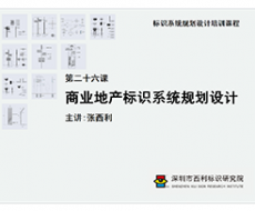 标识系统规划设计培训课程 第二十六课 商业地产标识系统规划设计