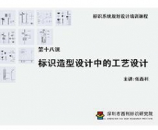 标识系统规划设计培训课程 第十八课 标识造型设计中的工艺设计
