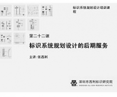 标识系统规划设计培训课程 第二十二课 标识系统规划设计的后期服务