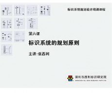 标识系统规划设计培训课程 第六课 标识系统的规划原则